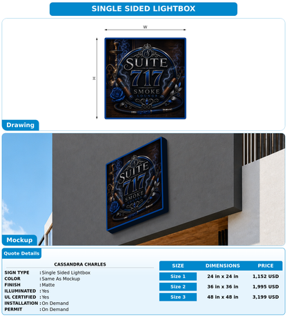 CUSTOM MOCKUP SIGN FOR Cassandra Charles