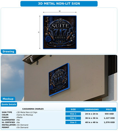 CUSTOM MOCKUP SIGN FOR Cassandra Charles