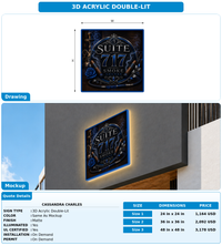CUSTOM MOCKUP SIGN FOR Cassandra Charles