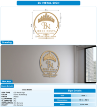CUSTOM MOCKUP SIGN FOR Bree Nista