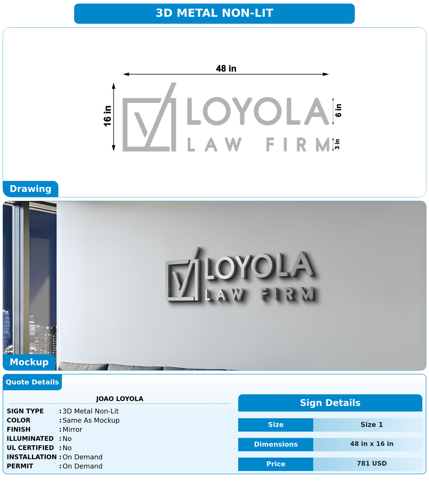 CUSTOM MOCKUP SIGN FOR Joao Loyola