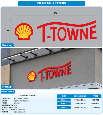 CUSTOM MOCKUP SIGN FOR craig mcdougald