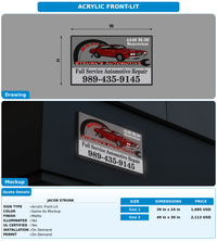 CUSTOM MOCKUP SIGN FOR Jacob strunk