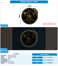 CUSTOM MOCKUP SIGN FOR Iris Prrez