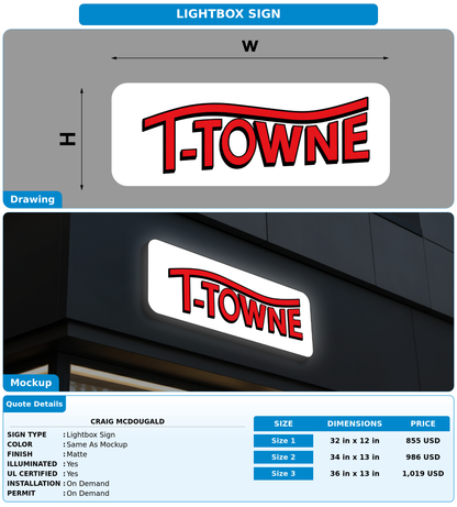 CUSTOM MOCKUP SIGN FOR craig mcdougald