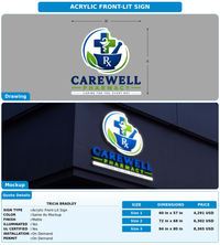 CUSTOM MOCKUP SIGN FOR Tricia Bradley