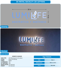 CUSTOM MOCKUP SIGN FOR Kenneth Vasquez