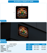 CUSTOM MOCKUP SIGN FOR Legacy Dispatch