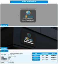 CUSTOM MOCKUP SIGN FOR Nasser Abdulaziz Jobeh