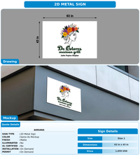 CUSTOM MOCKUP SIGN FOR Adriana