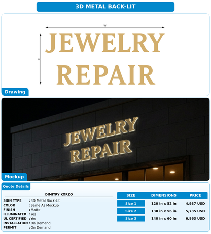 CUSTOM MOCKUP SIGN FOR Dimitry Korzo