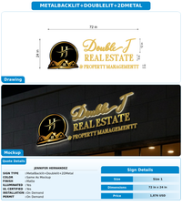 CUSTOM MOCKUP SIGN FOR Jennifer Hernandez