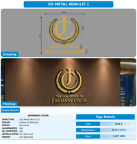 CUSTOM MOCKUP SIGN FOR Jhohanny Colon
