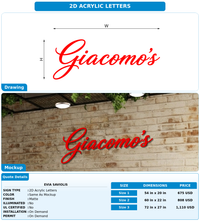 CUSTOM MOCKUP SIGN FOR Evia Saviolis