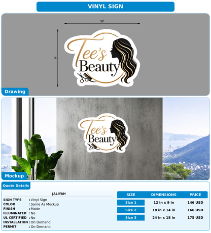 CUSTOM MOCKUP SIGN FOR Jaliyah