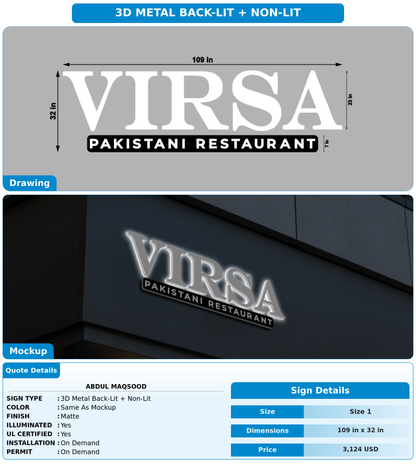 CUSTOM MOCKUP SIGN FOR Abdul Maqsood
