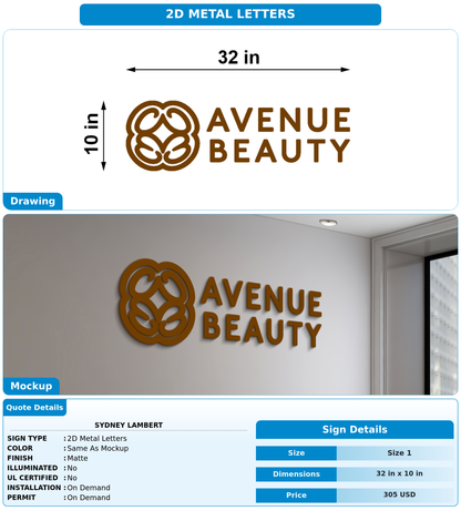 CUSTOM MOCKUP SIGN FOR Sydney lambert