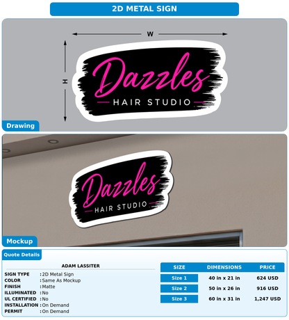 CUSTOM MOCKUP SIGN FOR Adam Lassiter
