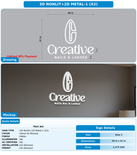 CUSTOM MOCKUP SIGN FOR Truc Bui