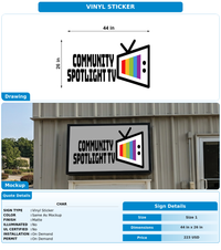 CUSTOM MOCKUP SIGN FOR Char