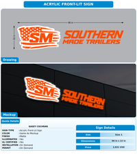 CUSTOM MOCKUP SIGN FOR Kasey Cochran