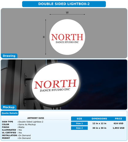 CUSTOM MOCKUP SIGN FOR Anthony Guss