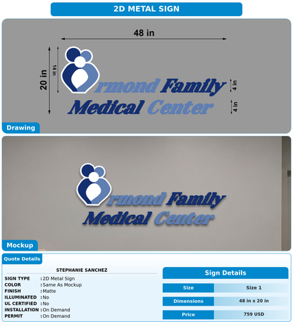 CUSTOM MOCKUP SIGN FOR Stephanie Sanchez