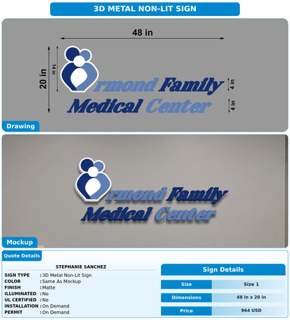 CUSTOM MOCKUP SIGN FOR Stephanie Sanchez