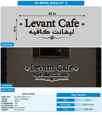 CUSTOM MOCKUP SIGN FOR Teresa Batikh