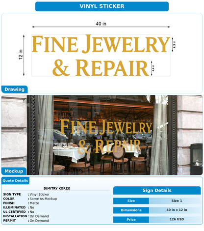 CUSTOM MOCKUP SIGN FOR Dimitry Korzo