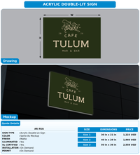 CUSTOM MOCKUP SIGN FOR Ari Rua