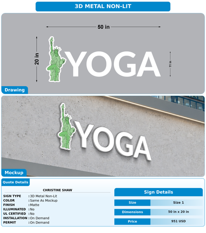 CUSTOM MOCKUP SIGN FOR Christine Shaw