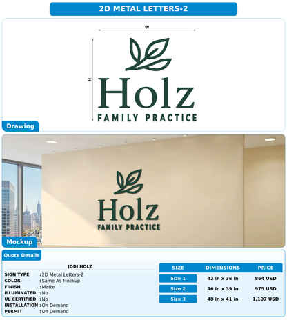 CUSTOM MOCKUP SIGN FOR jodi holz