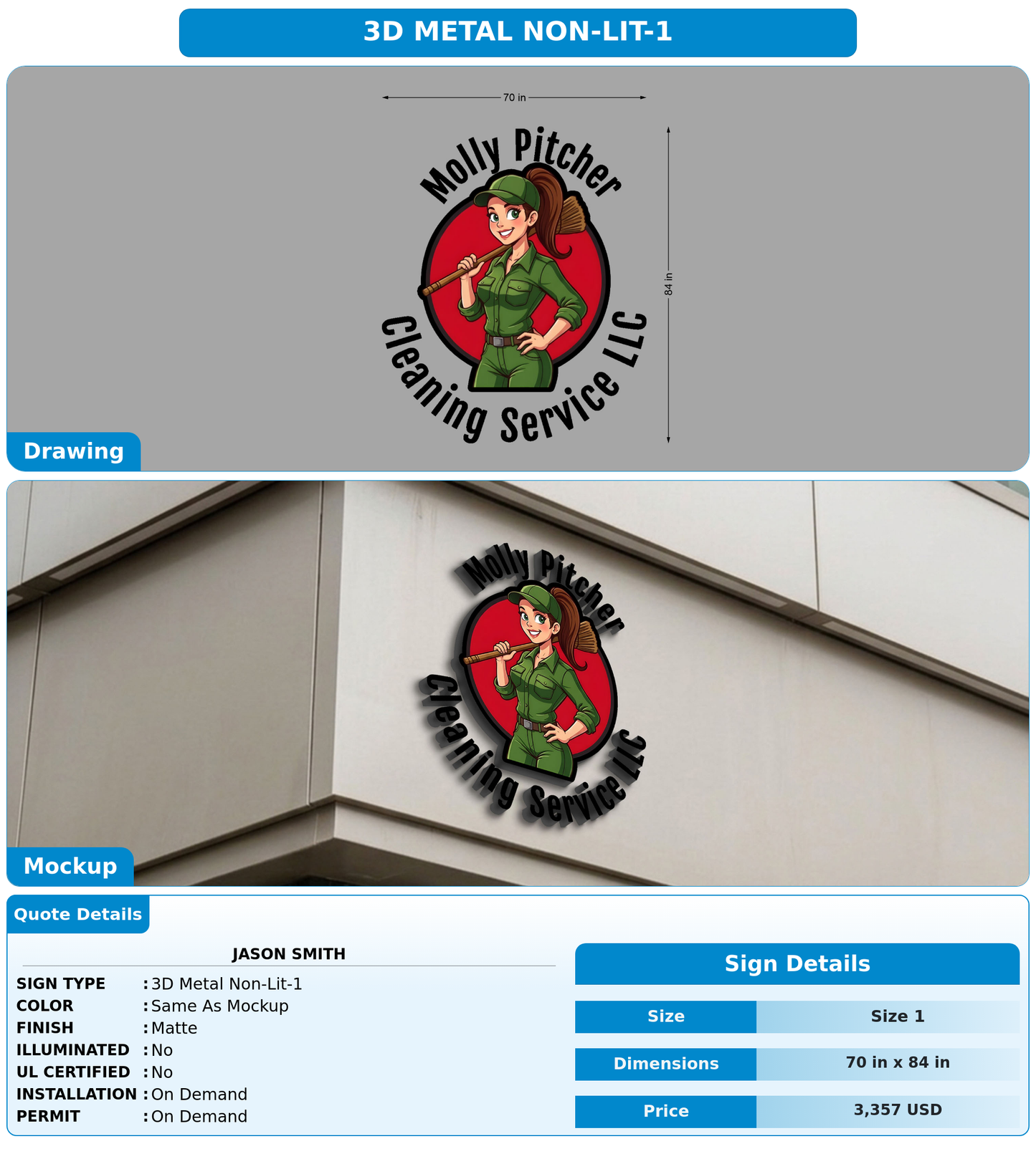 CUSTOM MOCKUP SIGN FOR Jason Smith