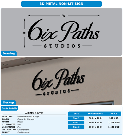 CUSTOM MOCKUP SIGN FOR Andrew Nguyen