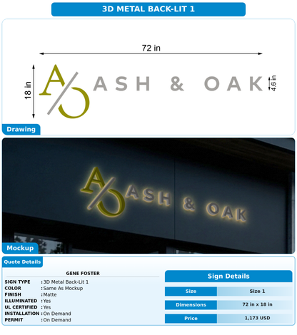 CUSTOM MOCKUP SIGN FOR Gene Foster