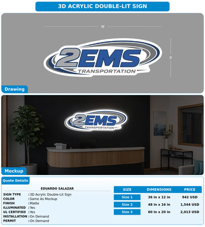 CUSTOM MOCKUP SIGN FOR Eduardo Salazar