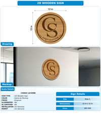 CUSTOM MOCKUP SIGN FOR Connie LaCombe