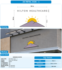 CUSTOM MOCKUP SIGN FOR Barbara Hilton