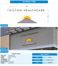 CUSTOM MOCKUP SIGN FOR Barbara Hilton