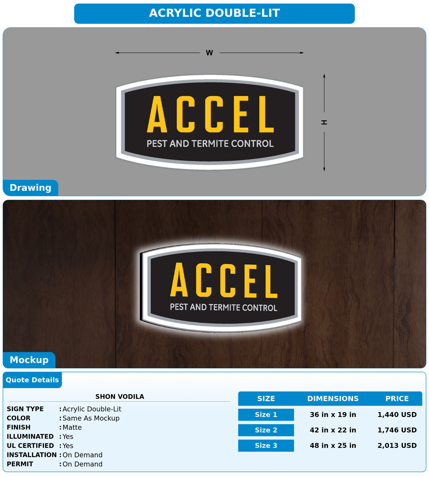 CUSTOM MOCKUP SIGN FOR Shon Vodila