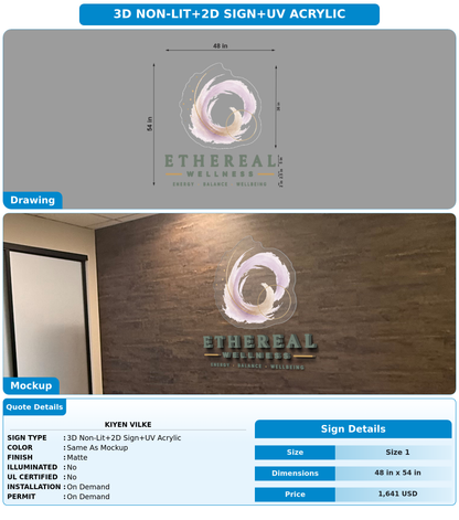 CUSTOM MOCKUP SIGN FOR Kiyen Vilke