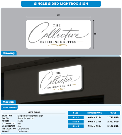 CUSTOM MOCKUP SIGN FOR Joiya Cyrus