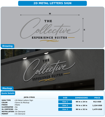 CUSTOM MOCKUP SIGN FOR Joiya Cyrus