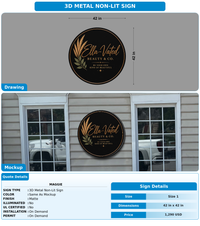 CUSTOM MOCKUP SIGN FOR Maggie
