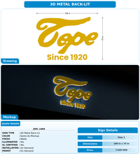 CUSTOM MOCKUP SIGN FOR Joel Lara
