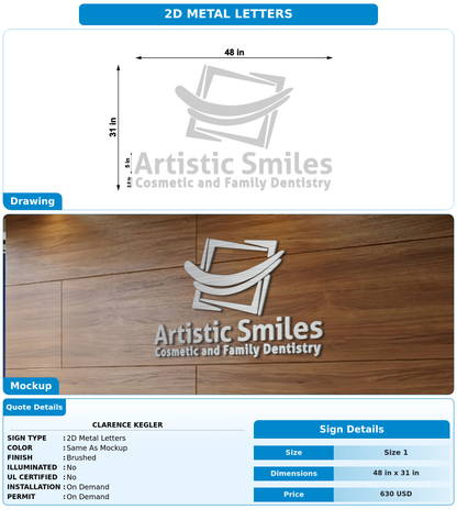 CUSTOM MOCKUP SIGN FOR Clarence Kegler