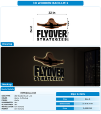 CUSTOM MOCKUP SIGN FOR Matthew Zacher