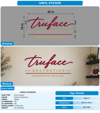 CUSTOM MOCKUP SIGN FOR Angela Petersen