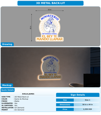 CUSTOM MOCKUP SIGN FOR Evelia jaimes